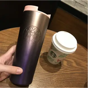 特惠🚀🚀✨Starbucks星巴克保溫杯 薰衣草粉紫色漸變 女神不鏽鋼保溫壺 隨行杯 咖啡杯 情侶杯 環保杯 女神杯