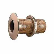 Perko 1/2" NPT Bronze Thru-Hull Fitting w/Pipe Thread Bronze 0322DP4PLB