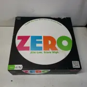 ZERO Family Board Game by University Games Aim Low Score High.