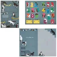 在飛比找誠品線上優惠-Sanrio多功能卡片/ 240-4/ 黑色系貓咪派對