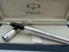 Parker Sonnet Rollerball Pen Deluxe Silver Star - Silver Clip 0.5mm Black Ink