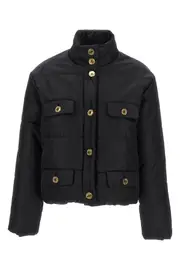 MOSCHINO Logo Button Down Jacket