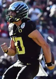 Classic Sports Prints - Oregon Ducks Justin Herbert - Ready2Hang - HUGE canvas