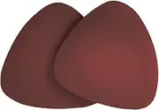 [BRELESE] Double Sticky Push-up Bra Inserts | Self-Adhesive | Both-Sides Sticky | Reusable Sticky Breast Pads for Bikini Top | Sports Bra | Wedding Dress Bra | Extra Boost Bra, Walnut, A
