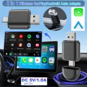 Wireless Apple Carplay Android Auto Adapter Navigation Player Car Play Dongle