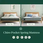 Zinus Green Queen Double King Single Mattress Chiro Pocket Spring Medium Foam
