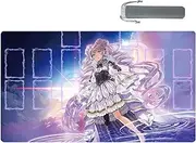 WSRXDMSN ygo Labrynth Play Mat Rubber Mat Duel Mat Gaming Competition Pad Mat Card Binder Deck 23.6 x 13.7 Inches (15)