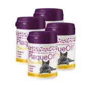 Troy-Ilium Plaque Off Dental Powder for Cats (40g) 4 pack