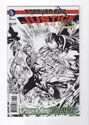 Justice League (DC 2011) #26 (2014) Ivan Reis B&W Sketch 1:100 Variant (NM)