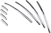 Chrome Stainless Steel Door Handle Stripes Cover Trim Compatible with Ford Compatible with Fusion Compatible with Mondeo 1.5T 2013-2016 Chrome Style