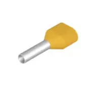 Weidmuller H1, 0/15 Zh Ge Bush Terminal Double, 11 MM,8 MM, Yellow