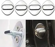 PolarLander 4pcs Stainless Steel Car Covers Door Lock Cover Protecting for Mazda 6 Mazda 3 CX-5