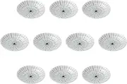 Set of 10, 2-Color Tokusa 3.5 Plates [4.7 x 1.0 inches (11.9 x 2.5 cm) | Setomonohonpo