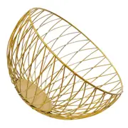 Fruit Basket Storage Basket Fruit Bowl Wire Basket Metal Vegetable Basket Snack