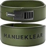 MANUEKLEAR Tapered Lever Weight Lifting Belt, 10MM Quick Locking Lever Belt Weightlifting Men, Lifting Belt Lever for Powerlifting & Deadlifts