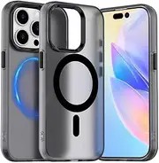 [RUNGOS] for iPhone 13 Pro Max Case MagSafe [Full Body Translucent Matte & Contrast Design] [Strong Magnet] [10Ft Drop Tested] Hard Back Shockproof Cover for iPhone 13 Pro Max Magnetic Case 2021