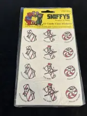 NEW Vintage 1981 CTP Sniffys Scratch & Sniff Stickers - PEPPERMINT - Rare & HTF