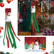 Christmas Windsock Flag Windsock Outdoor Hanging Decoration For Garden Party