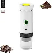 Go Brew V2.0, Go Brew Espresso Machine, Go Brew Coffee Maker, 3 in 1 Wireless Portable Electric Espresso Machine, Portable Electric Coffee Machine (White)