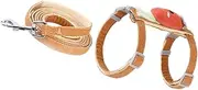TOBBOMEY Pet Harness and Leash Set Cat Harness Small Pet Harness Wear-Resistant Adjustable for Indoor/Outdoor Activities