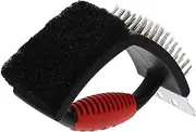 Baluue 1pc Grill Brush BBQ Grill Scrubber Grill Cleaning Accessory Grill Cleaning Brush Oven Cleaning Brush Outdoor BBQ Brush Barbecue Cleaning Brush Wire
