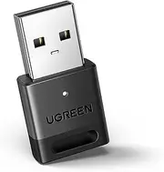 UGREEN USB Bluetooth 5.3 Adapter for PC, Dongle Receiver, EDR and BLE Modes, Long Range, Supports Windows 11/10/8.1 for Controller, Headphone, Keyboard, Mouse, Printer