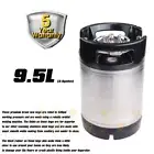Stainless Steel Premium Rubber Handle 9.5 L BALL LOCK KEG Home Brew