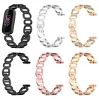 Women Bracelet Belt Replacement Band Strap Stainless Steel Meal For Fitbit Luxe