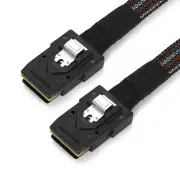 2Pcs Server/Array Card SAS Data Cable MINI-SAS Line SFF-8087 36P/40CM-70CM
