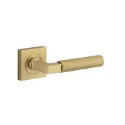 Berlin Lever Brushed Brass Square Rose