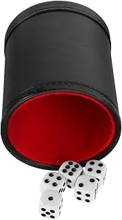 ERINGOGO Dice Cup Set with Felt Lining Modern Dice Game Accessory for Silent Rolling