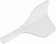 Hairdressing Face Mask Cover, Plastic Hair Cutting Dyeing Protector Shield with 2 Color Options for Hair Styling (Transparent White)