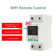 AC220V WIFI Smart Energy Meter 2P 63A Meter Over Under Voltage Leakage Protect