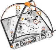 tumama Baby Play Mats for Floor from Birth,Activity Gym Play Mat Toy with Hanging Soft Learning Carpet Toy for Baby Boys and Girls