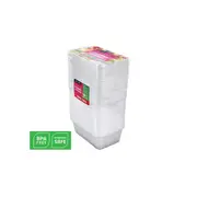 Top Chef Rectangle Food Containers - Pack of 30 - 7x11.5x5.5cm - 750ml