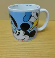 Disney Store Jumbo Character Sayings Mug w/ Mickey Donald Goofy Pluto Minnie