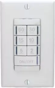 Sensor Switch PTS 60 WH Programmable (Interval) Timer Switch Line Voltage, White