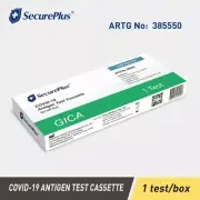 300 X 1 Pk SecurePlus Rapid Antigen Self Test Kit Nasal COVID-19 , 1.65 / Test