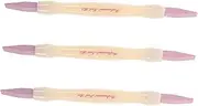 Beatifufu Dual Head Nail Art Pen Cuticle Remover Nail Buffing Tool Stone Sanding Stick for Home Salon Use