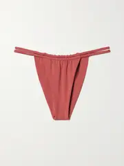 [MARA HOFFMAN] MARA HOFFMAN - + Net Sustain Coco Bikini Briefs - Red - medium medium Red