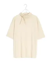 Lemaire Knot-Detailed Short-Sleeved Top S,L,M Ice apricot