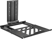 my wall HLA4L Adjustable Laptop Adapter Holder for Monitor Mounts, Laptop Holder, Laptop Arm, Ergonomic Laptop Tray, Universal Compatible, VESA Laptop Mount