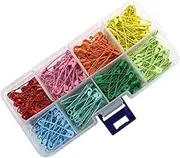 jojofuny 240Pcs Safety Pins for Sewing and DIY Crafts Durable Clothing Fixing Pins Versatile Brooch Pin Clips for Jewelry Making and Decoration