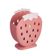 FatherCare Strawberry Chopsticks Draining Stand for Storing Spoons Chopsticks-Red