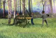 Rare 4 figure CONFEDERATE ARTILLERY GIVE EM CANNISTER Britain 31395 napoleon