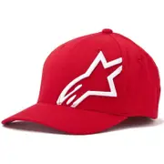 Alpinestars Corp Shift 2 Flexfit Cap, white-red, Size L XL for Men White Red