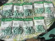 QTY (40) NEW Rain Bird Nozzles Com Rain Noz # 14 Lt Green N/P B8160014, Two bags