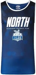 North Melbourne Kangaroos AFL Footy Mens Adults Polyester Premium Singlet