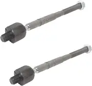 Xuanqingyi Store 2PCS Inner Tie Rod End Compatible with X5 E70 E71 E72 F16 2008-2019 3.0T 3.0TDI 4.4T 4.8L 32106793496 Ball Joint Accessories