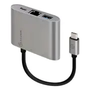 [VPLUCGE3ACH-SGR] USB-C MultiPort Adapter with Gigabit Ethernet/ 3 x USB 3.0/USB-C with PD
